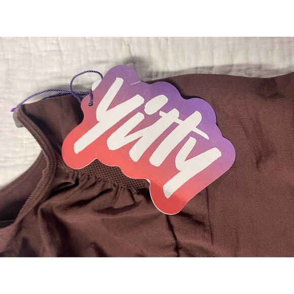 NWT Yitty Nearly Naked Shapewear Mid Thigh Shaping Bodysuit – Bossed Up Brown - Picture 10 of 11